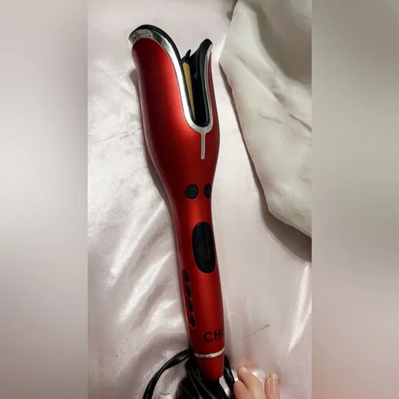 Chi spin n hot sale curl ruby red